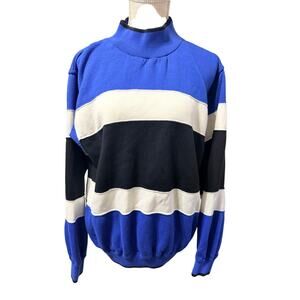 Vintage South Mountain Color Block Sweatshirt 100% Acrylic Size Medium